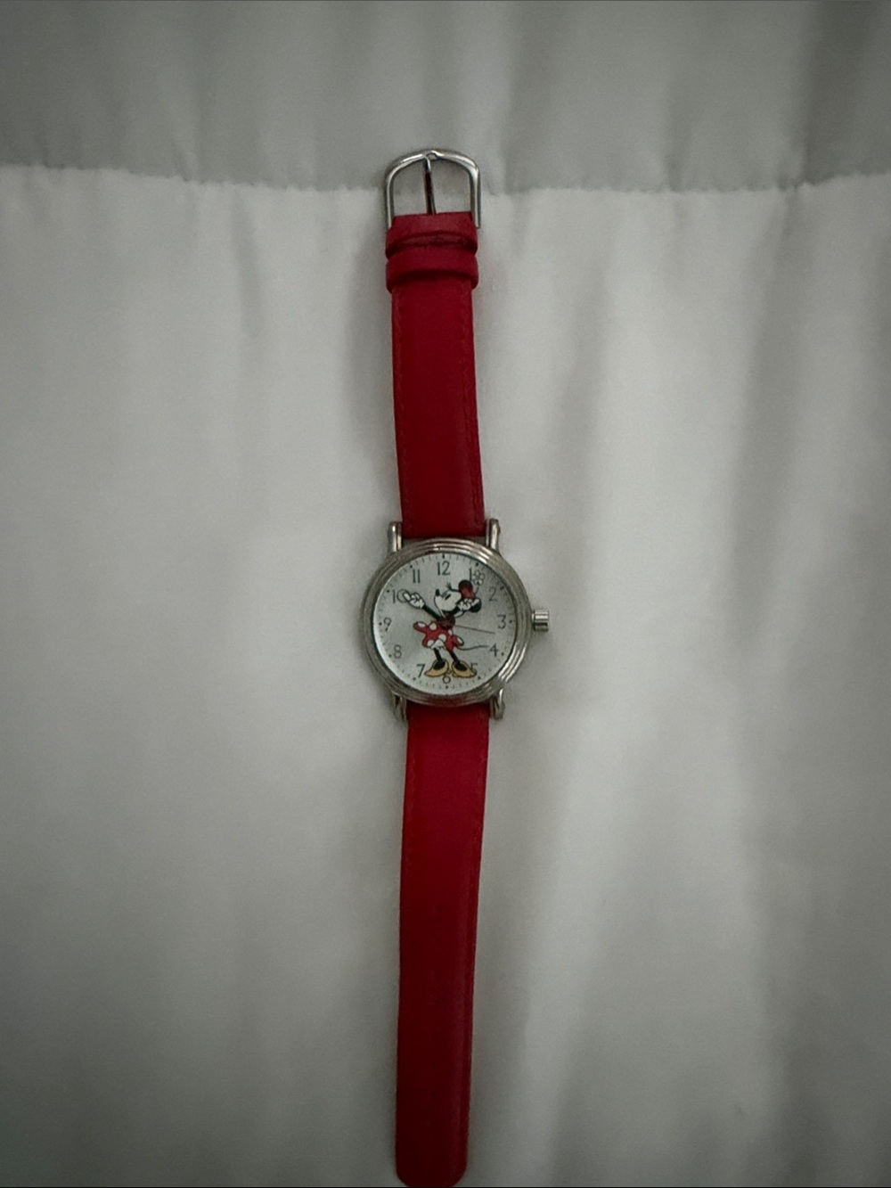 Disney Red Minnie Mouse Analog Watch